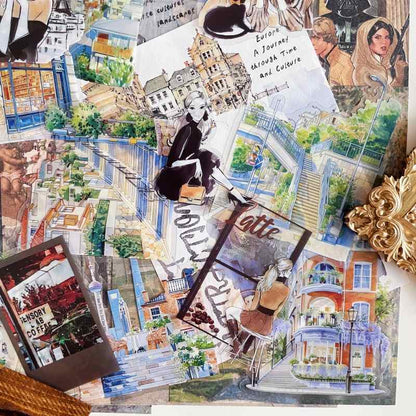 Wander Notes Ephemera Mystery Kit 65PCS