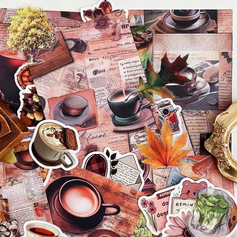 Sepia Roast Ephemera Mystery Kit 95PCS