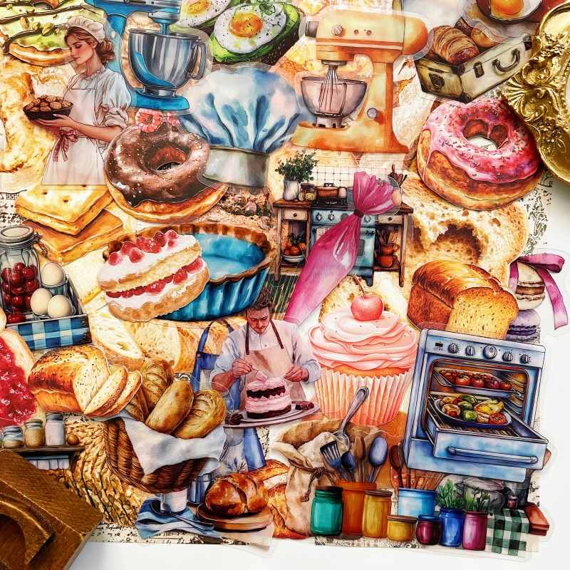 In Baking Mood Ephemera Mystery Kit 120PCS