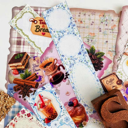 Cozy Brunch Ephemera Mystery Kit 75PCS