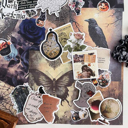 Midnight Relics Ephemera Mystery Kit 100PCS