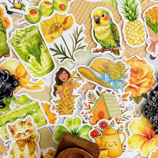 Honey Blossom Ephemera Mystery Kit 85PCS