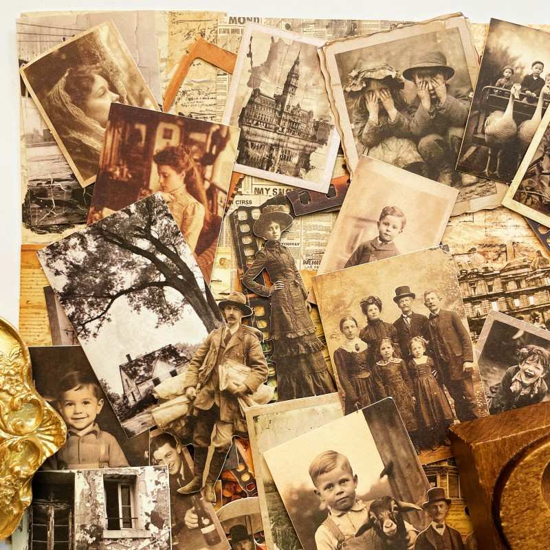 Old Shadows Ephemera Kit 100PCS