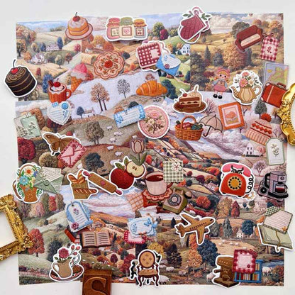 Woven Pasture Ephemera Mystery Kit 75PCS