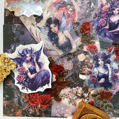 Cursed Rose Ephemera Mystery Kit 60PCS