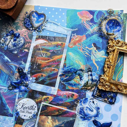 Sea Illusion Ephemera Mystery Kit 90PCS