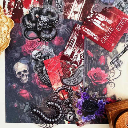 Gothic Blood Ephemera Mystery Kit 95PCS