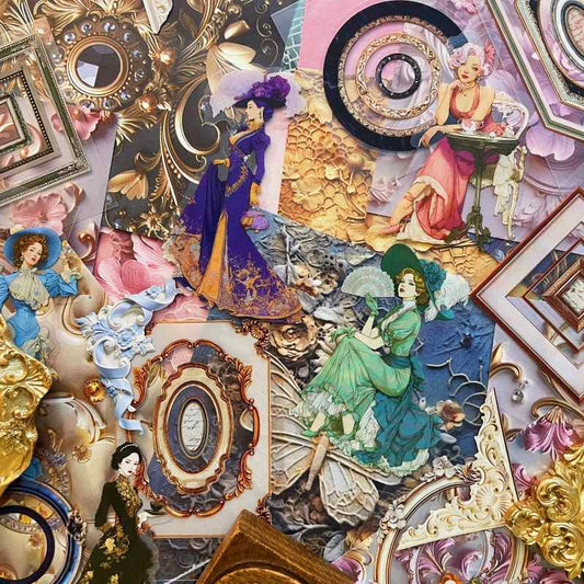 Marquise's Evening Ephemera Mystery Kit 70PCS