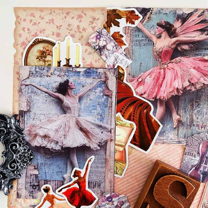 Ballet on Paper Ephemera Mystery Kit 80PCS