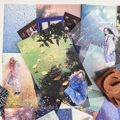 The Sound of Rain Ephemera Mystery Kit 85PCS