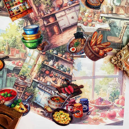 Kitchen Stories Ephemera Mystery Kit 70PCS