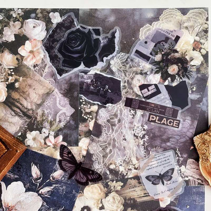 Velvet Nocturne Ephemera Mystery Kit 70PCS