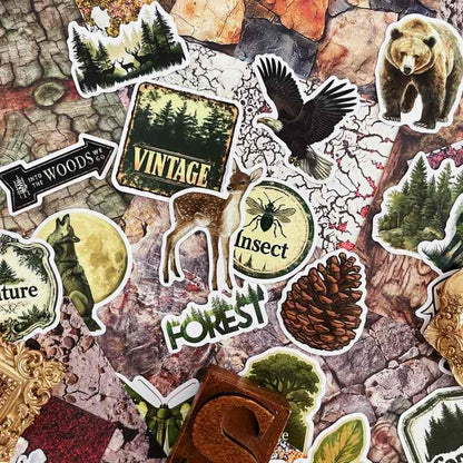Wild Nature Ephemera Mystery Kit 70PCS