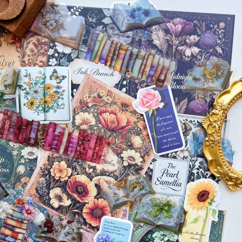 Garden Volumes Ephemera Mystery Kit 70PCS