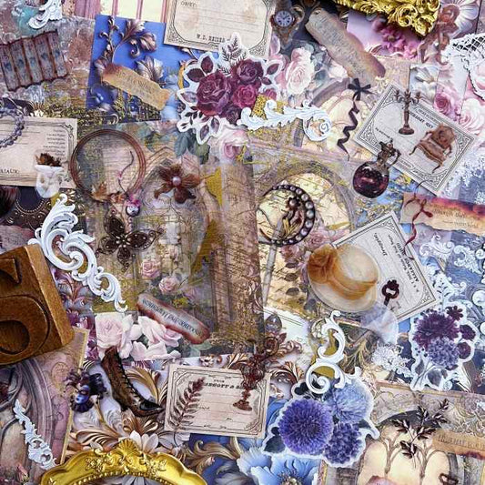 Opulent Memory Ephemera Mystery Kit 90PCS