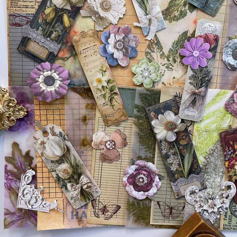 Archive Pieces Ephemera Mystery Kit 100PCS