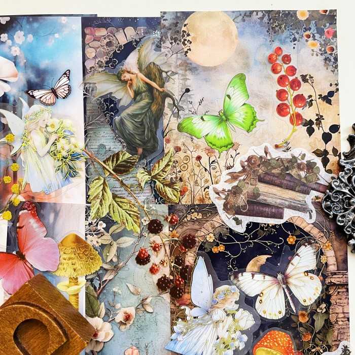 Faerie Grove Ephemera Mystery Kit 100PCS