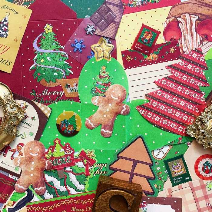 Yuletide Fresh Ephemera Kit 40PCS