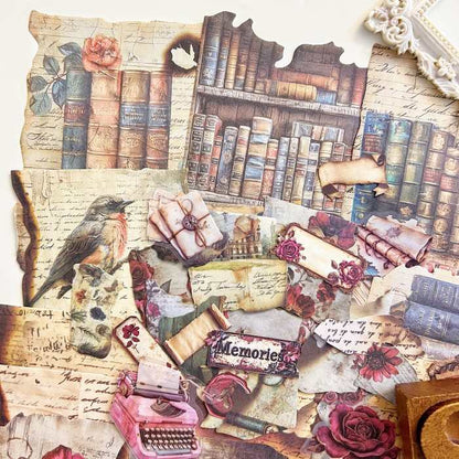 Scorching Trace Narrative Ephemera Kit 120PCS