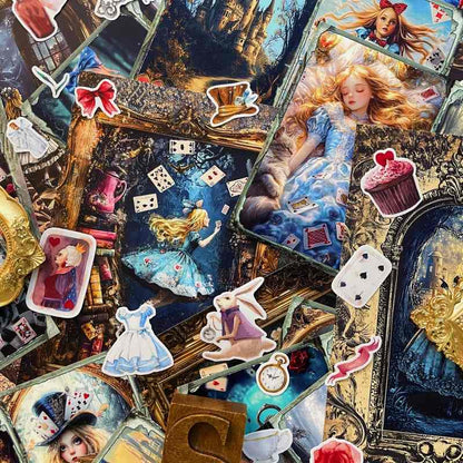Curious Alice Ephemera Mystery Kit 75PCS