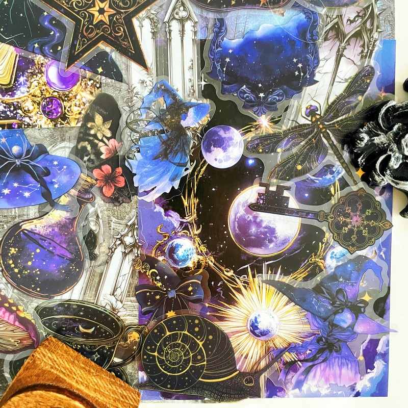 Cosmic Witch Ephemera Mystery Kit 85PCS