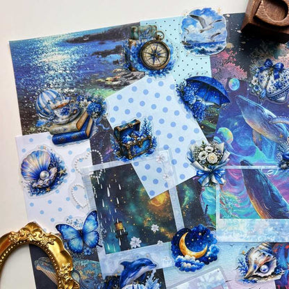 Sea Illusion Ephemera Mystery Kit 90PCS