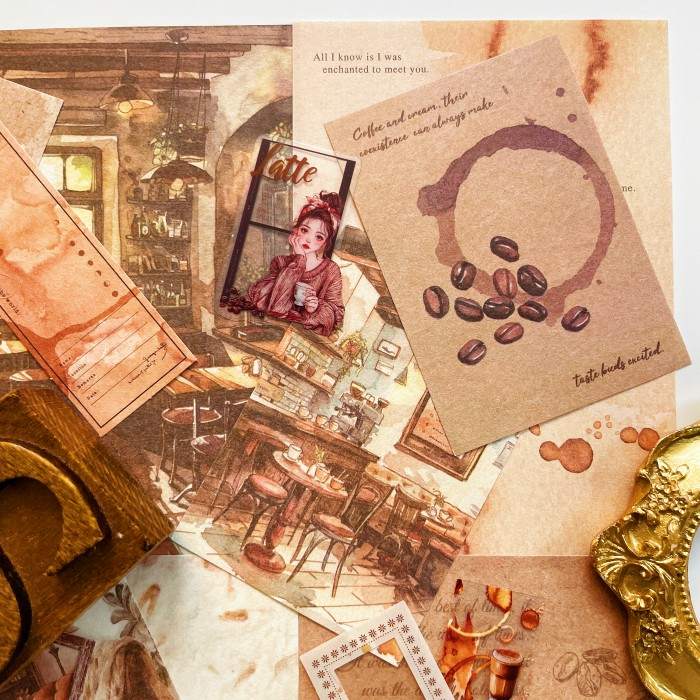 Scented Study Ephemera Kit 50PCS