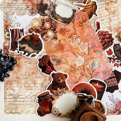 Harvest Sun Ephemera Mystery Kit 80PCS