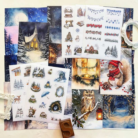 Winter Tale Journal Kit 40Sheets
