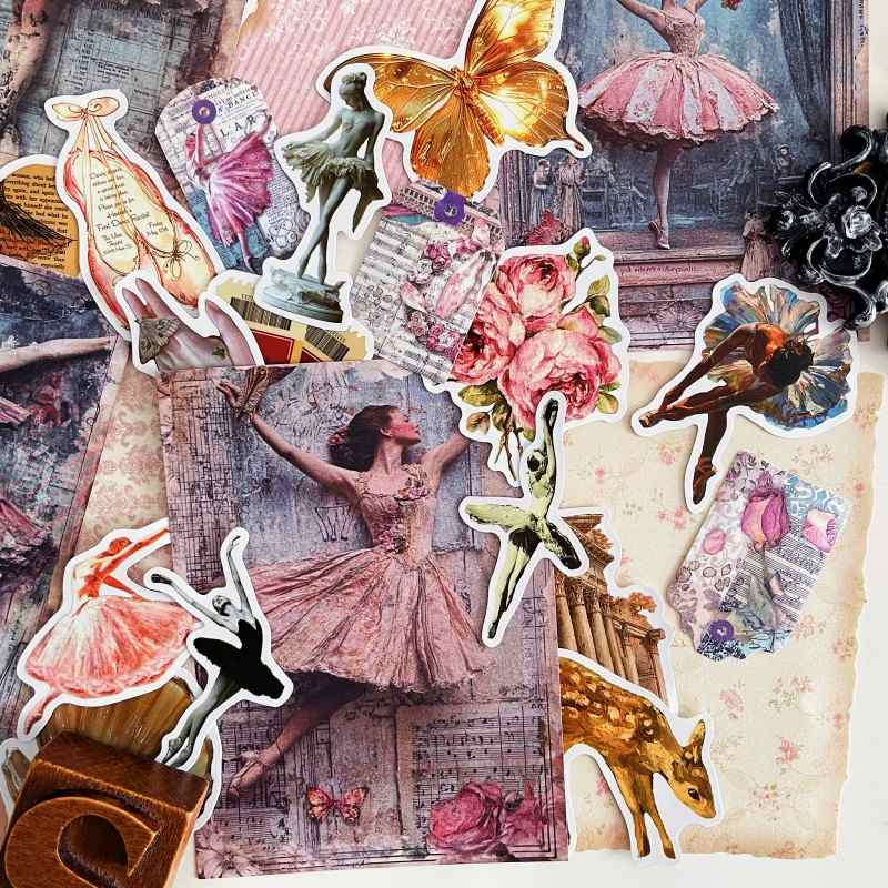Ballet on Paper Ephemera Mystery Kit 80PCS