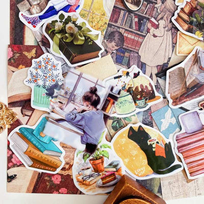 Book Hour Ephemera Mystery Kit 90PCS