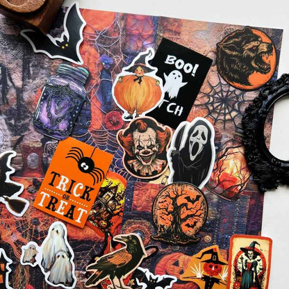 Creepy Eve Ephemera Mystery Kit 100PCS