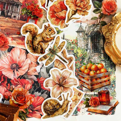 Crimson Harvest Ephemera Mystery Kit 95PCS