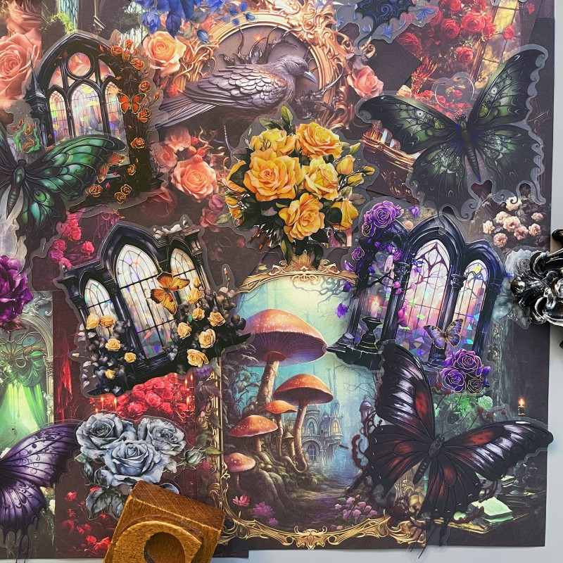 Gothic Desire Ephemera Mystery Kit 60PCS