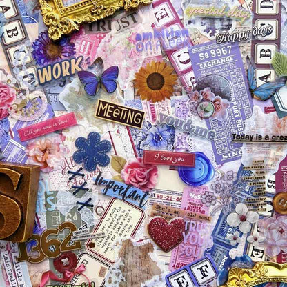 Lost Garden Ephemera Mystery Kit 135PCS