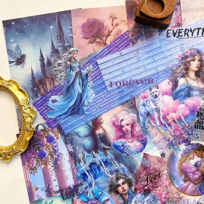 Frozen Whimsy Ephemera Kit 80PCS