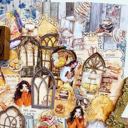 Lazy Beans Ephemera Mystery Kit 80PCS