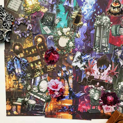 Gothic Banquet Ephemera Kit 120PCS