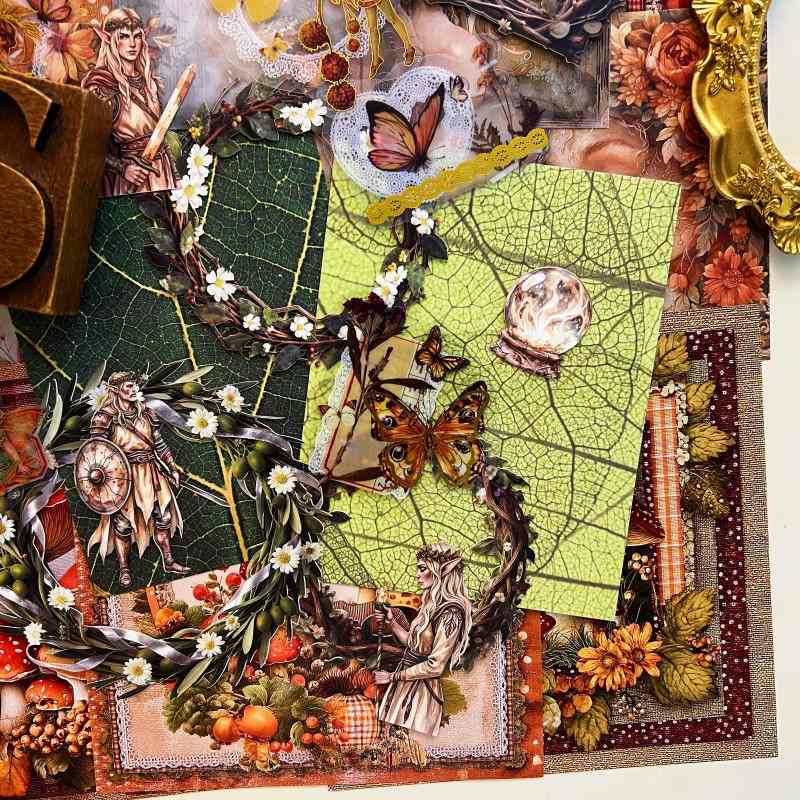 Pixie Glow Ephemera Mystery Kit 80PCS