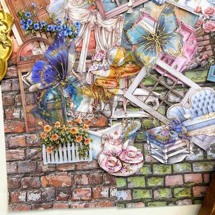 Dreamy Living Ephemera Mystery Kit 105PCS