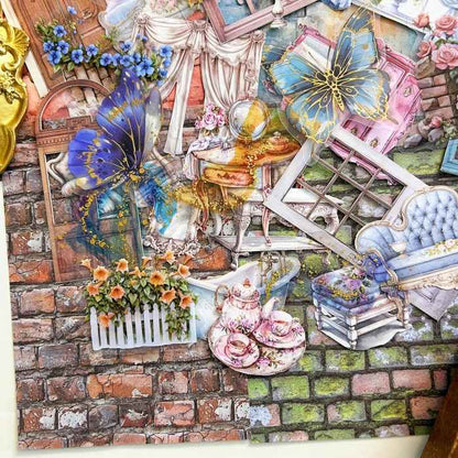 Dreamy Living Ephemera Mystery Kit 105PCS