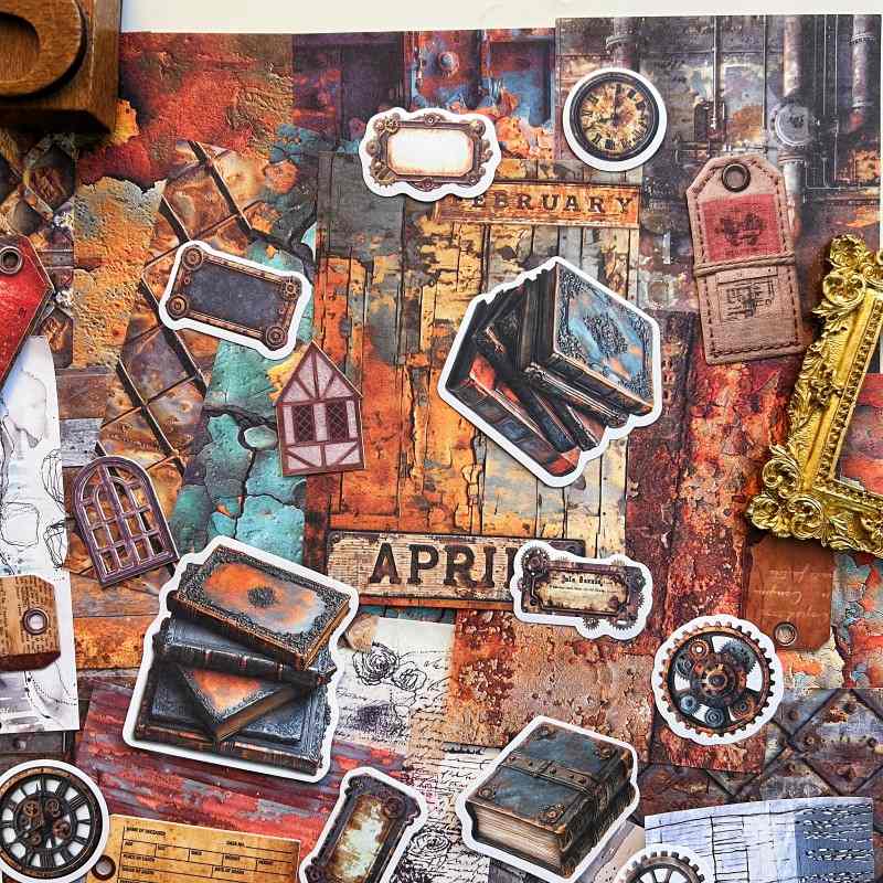 Rust Relic Ephemera Mystery Kit 90PCS