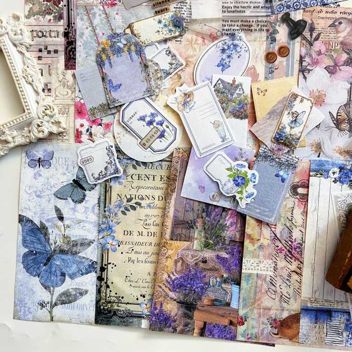 Pastoral Post Ephemera Mystery Kit 90PCS