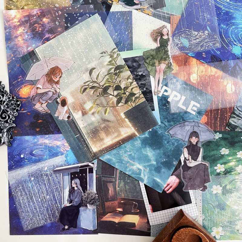 The Sound of Rain Ephemera Mystery Kit 85PCS