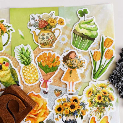 Honey Blossom Ephemera Mystery Kit 85PCS