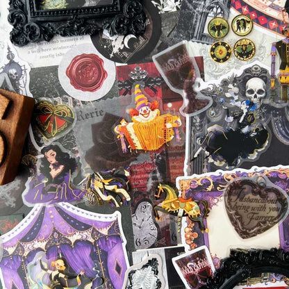 Phantom Carnival Ephemera Mystery Kit 65PCS
