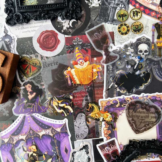 Phantom Carnival Ephemera Mystery Kit 65PCS