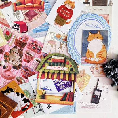 Pages & Paws Ephemera Mystery Kit 80PCS