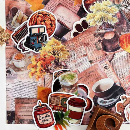 Sepia Roast Ephemera Mystery Kit 95PCS