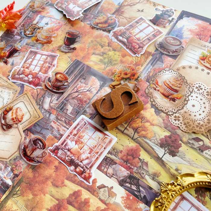 Cozy Afternoon Brew Ephemera Mystery Kit 65PCS – Soto Studios